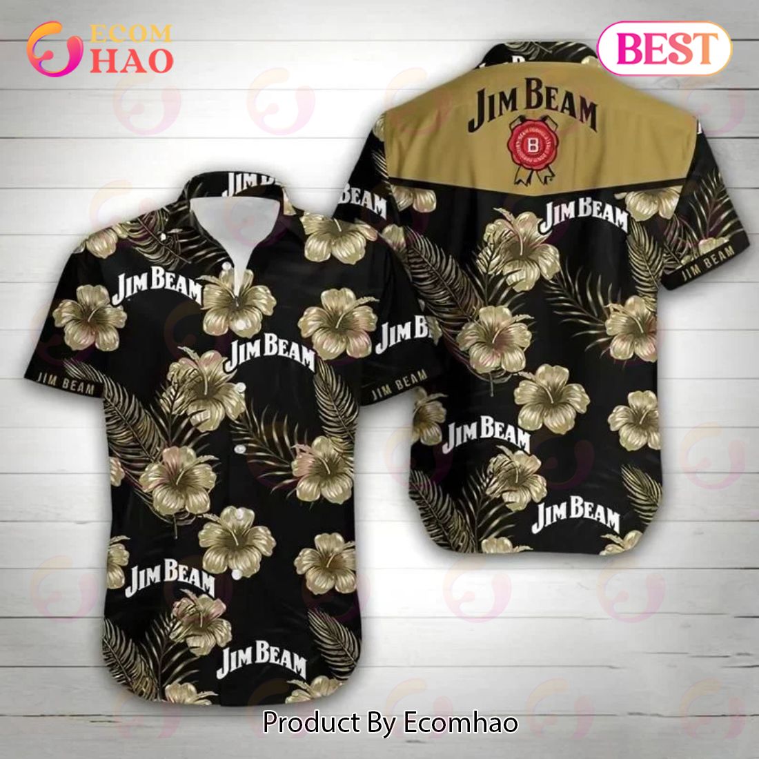 Jim Beam Hawaiian Shirt Jim Beam Hawaiian Shirt
