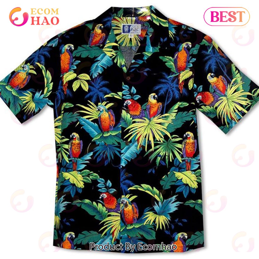 Jungle Parrot Hawaiian Shirt Jungle Parrot Hawaiian Shirt