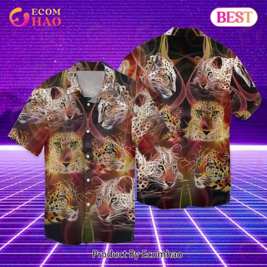 Leopard Hawaiian Shirt Leopard Hawaiian Shirt